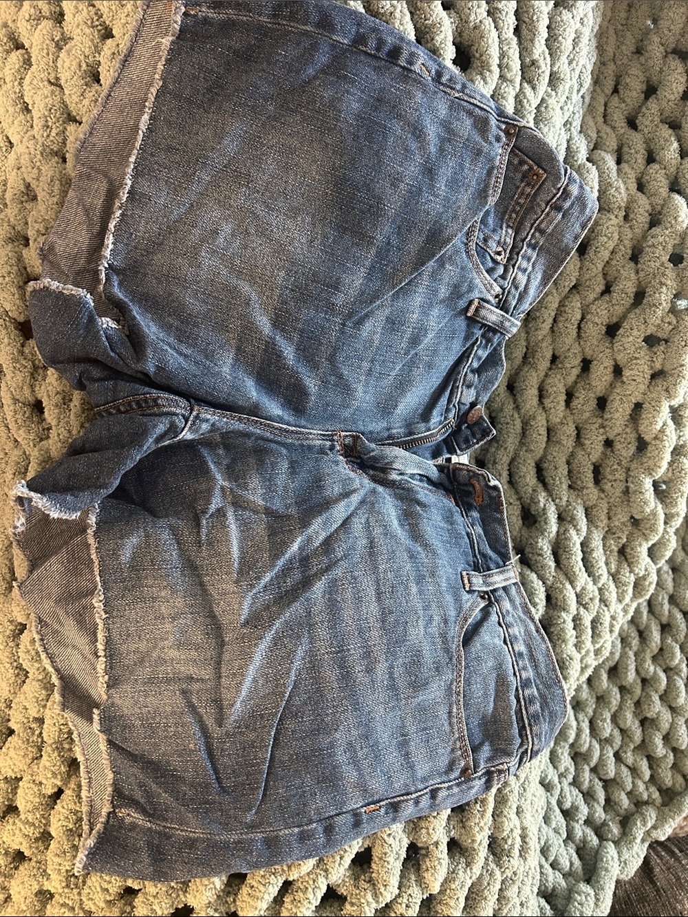 J. Crew Light Blue Denim Cutoff Shorts